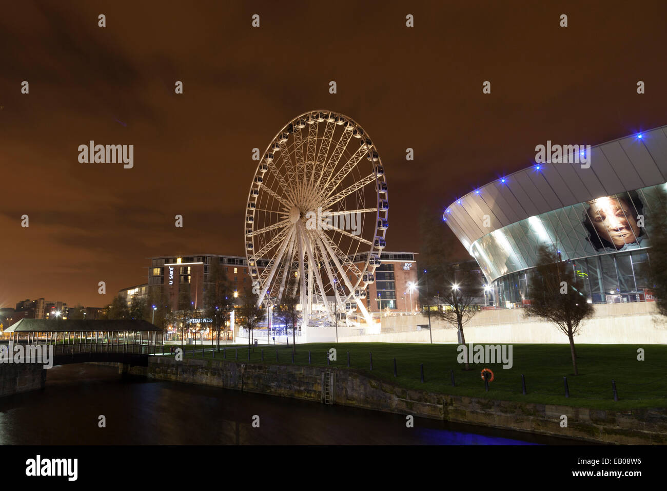The Big Wheel next to the Echo Arena at the Albert Dock, Liverpool