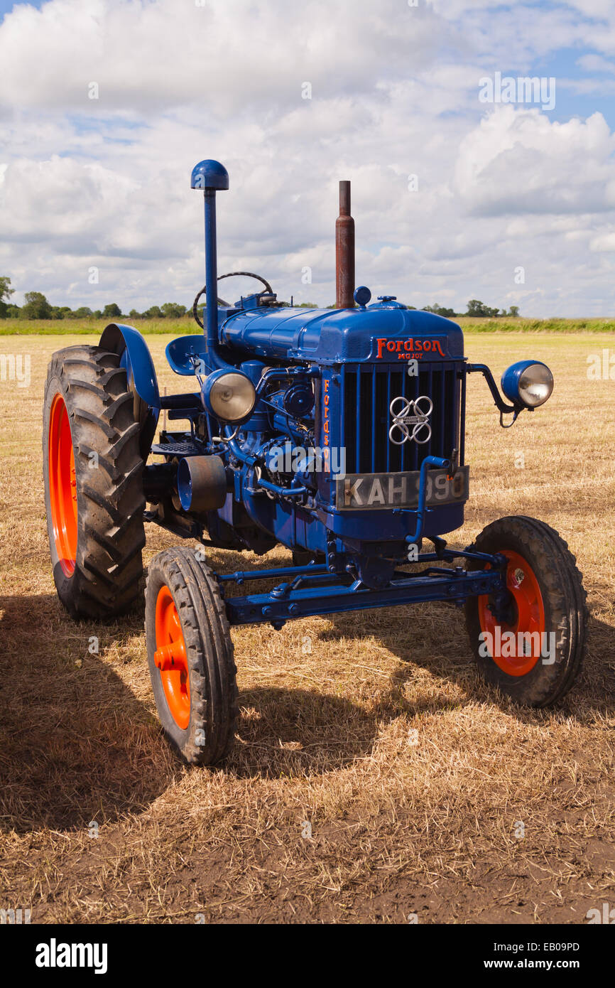 Fordson Major tractor Stock Photo