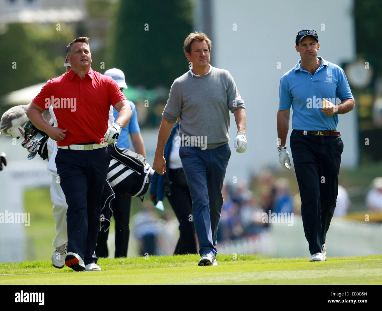 Bmw Pga Championship Pro Am At Wentworth Golf Club In Virginia Water Stock Photo Alamy