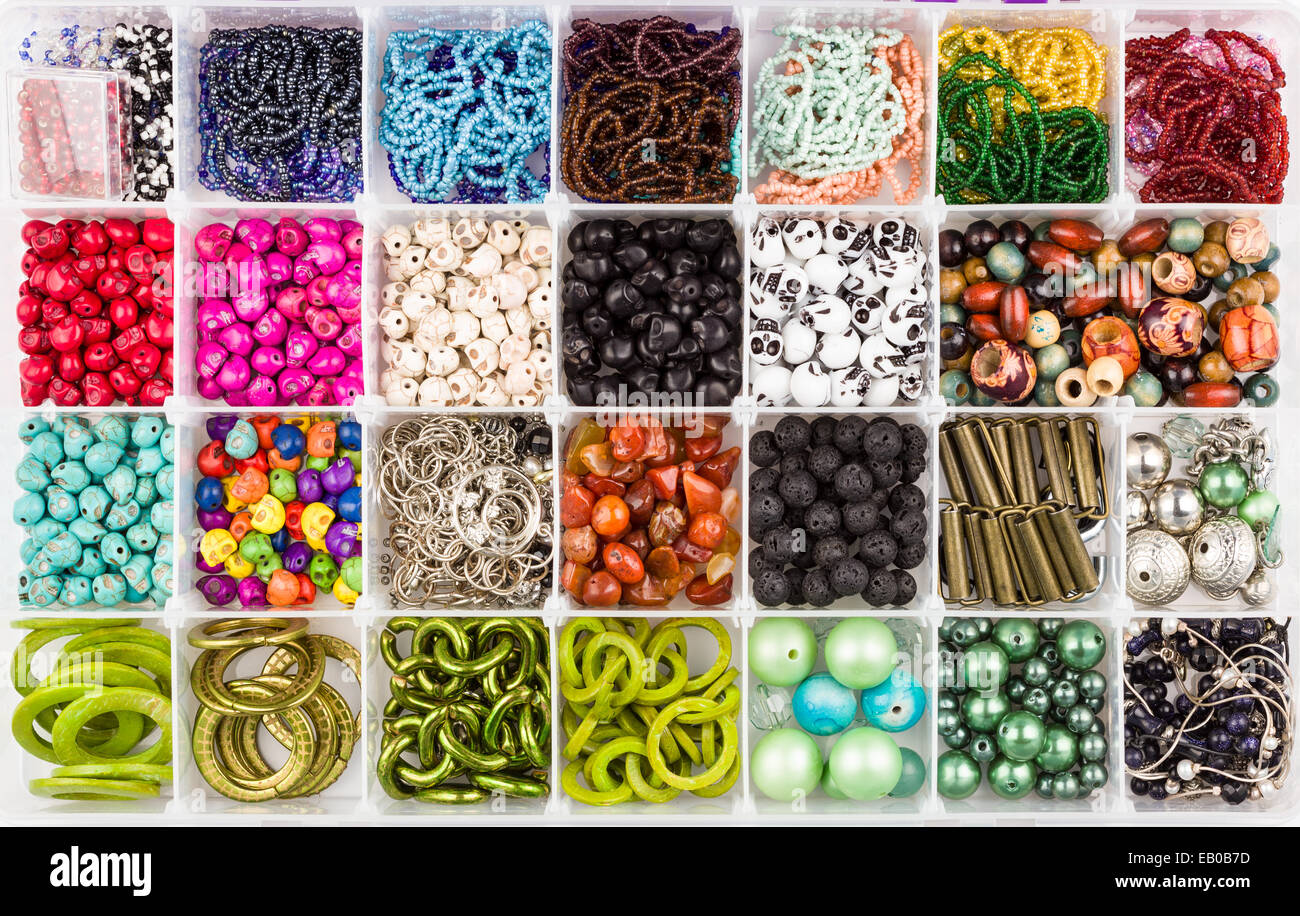 Beads set Stock Photo