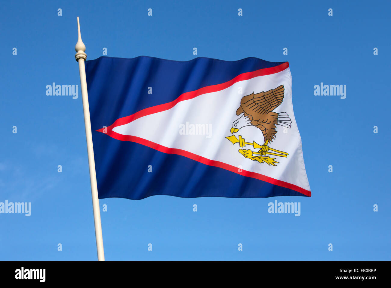Flag of American Samoa Stock Photo
