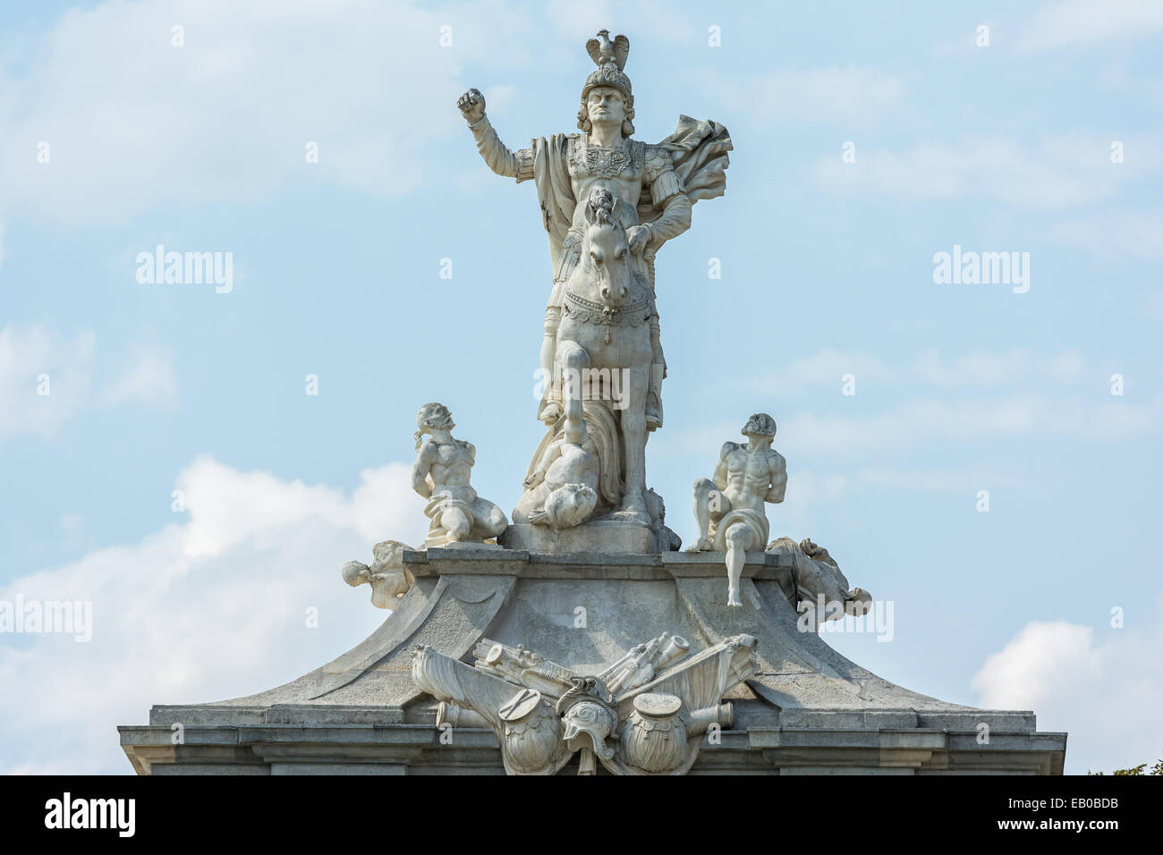 The Equestrian Statue Of Emperor Carol VI On The Third Gate Of Carolina
