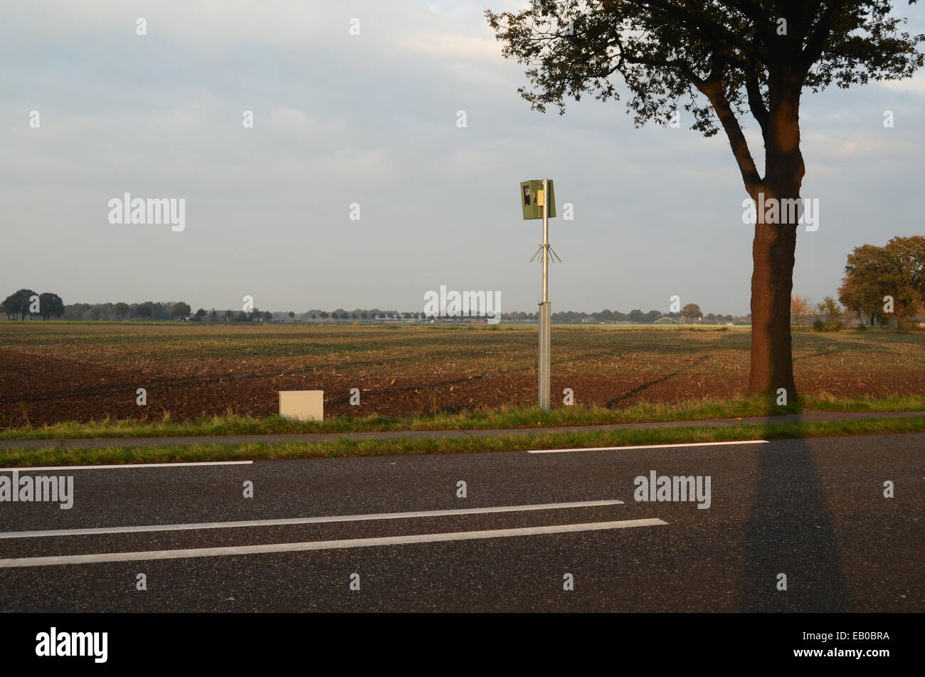 Digital speed camera, N280 Baexem Netherlands Stock Photo - Alamy