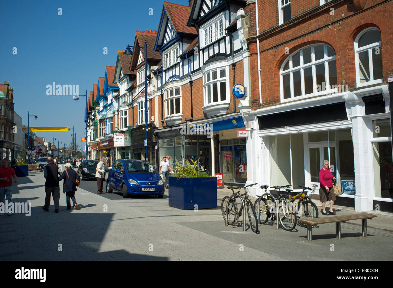 Shops, Hamilton Road, Felixstowe, Suffolk, UK Stock Photo Alamy