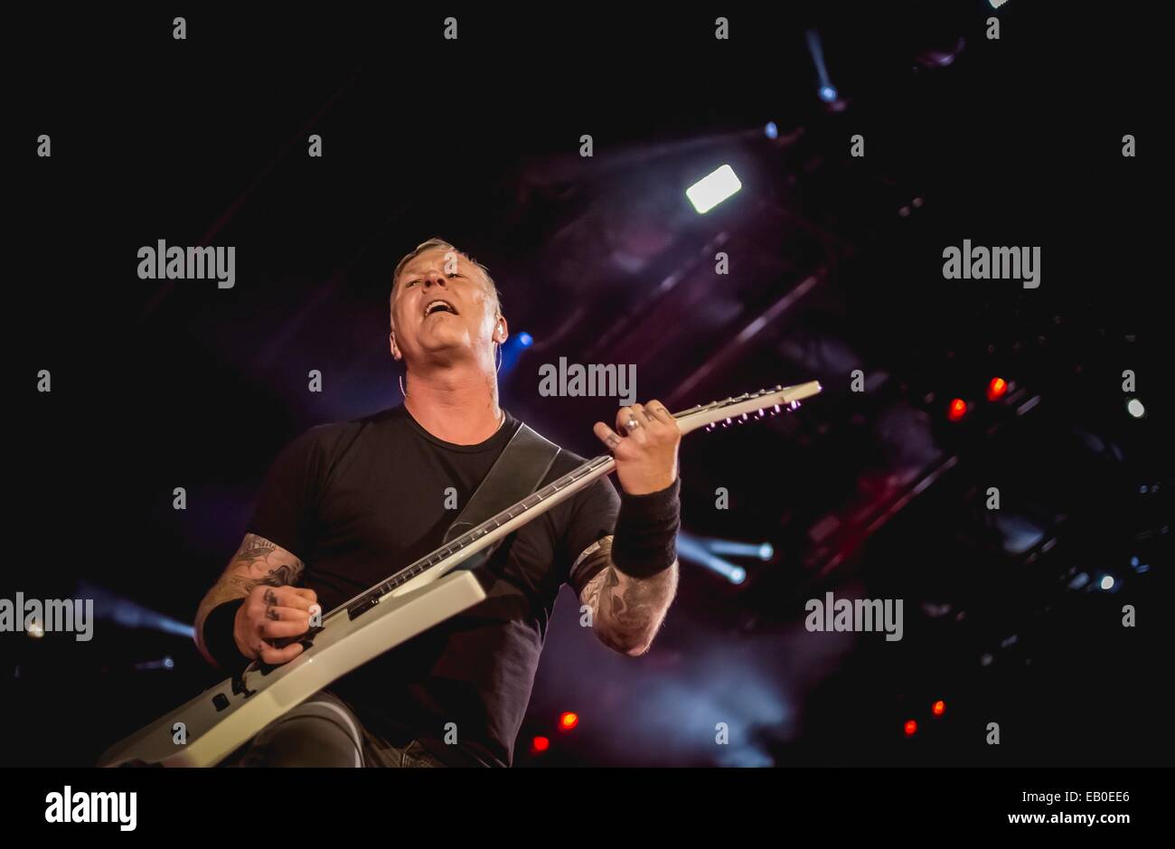 james hetfield guitar stock