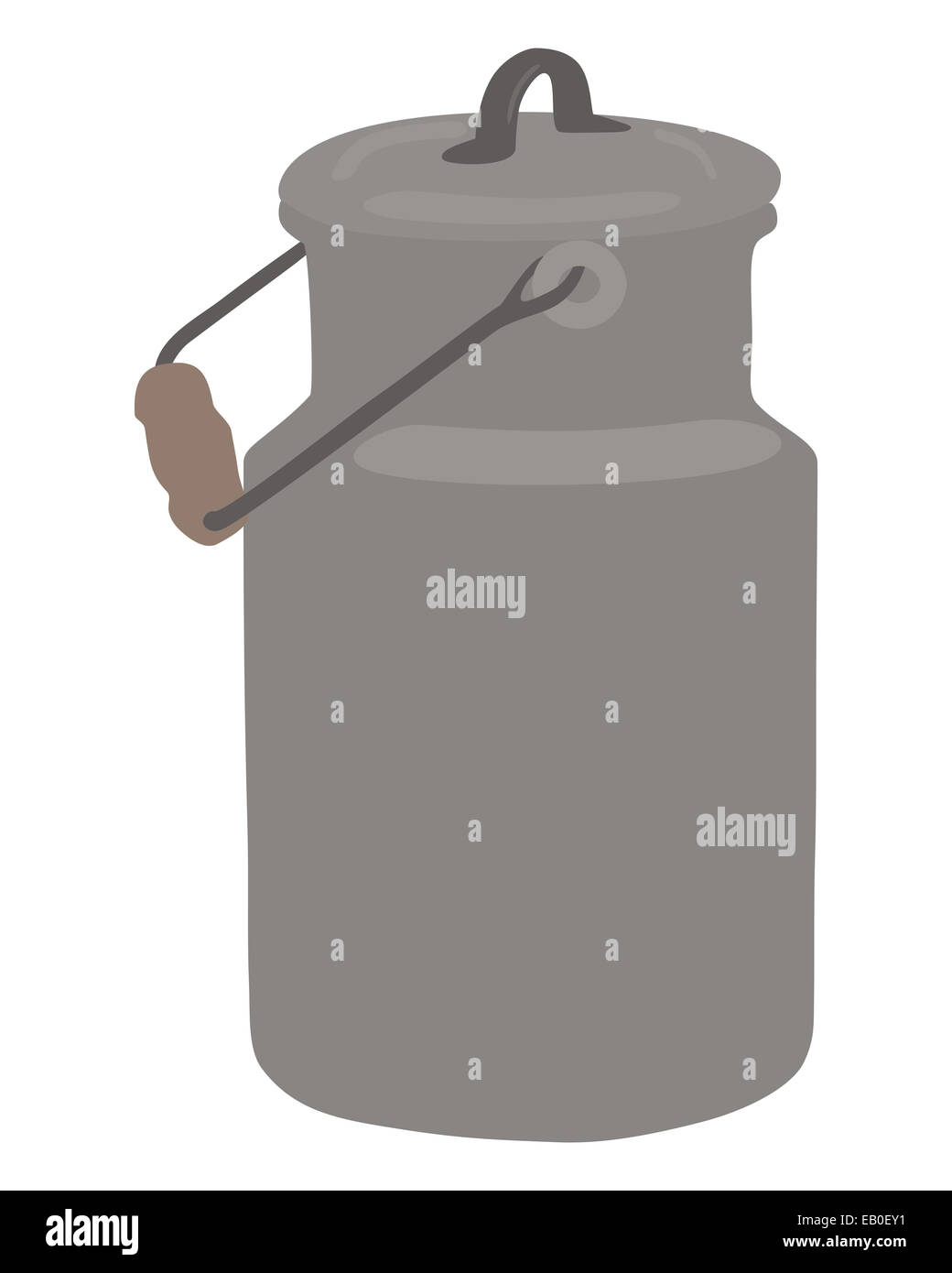 Old milk can Stock Photo - Alamy