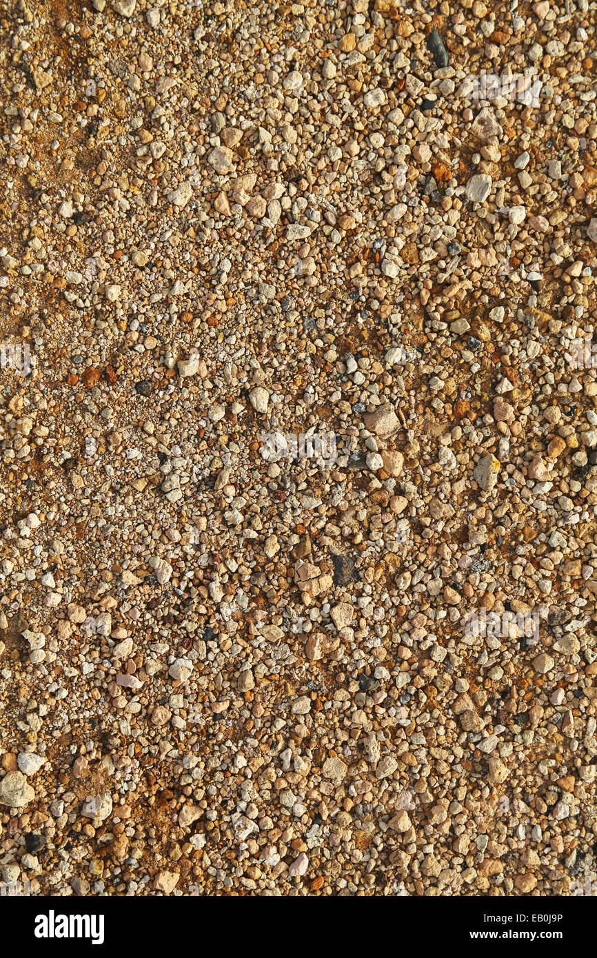 Stony ground background - top view Stock Photo - Alamy