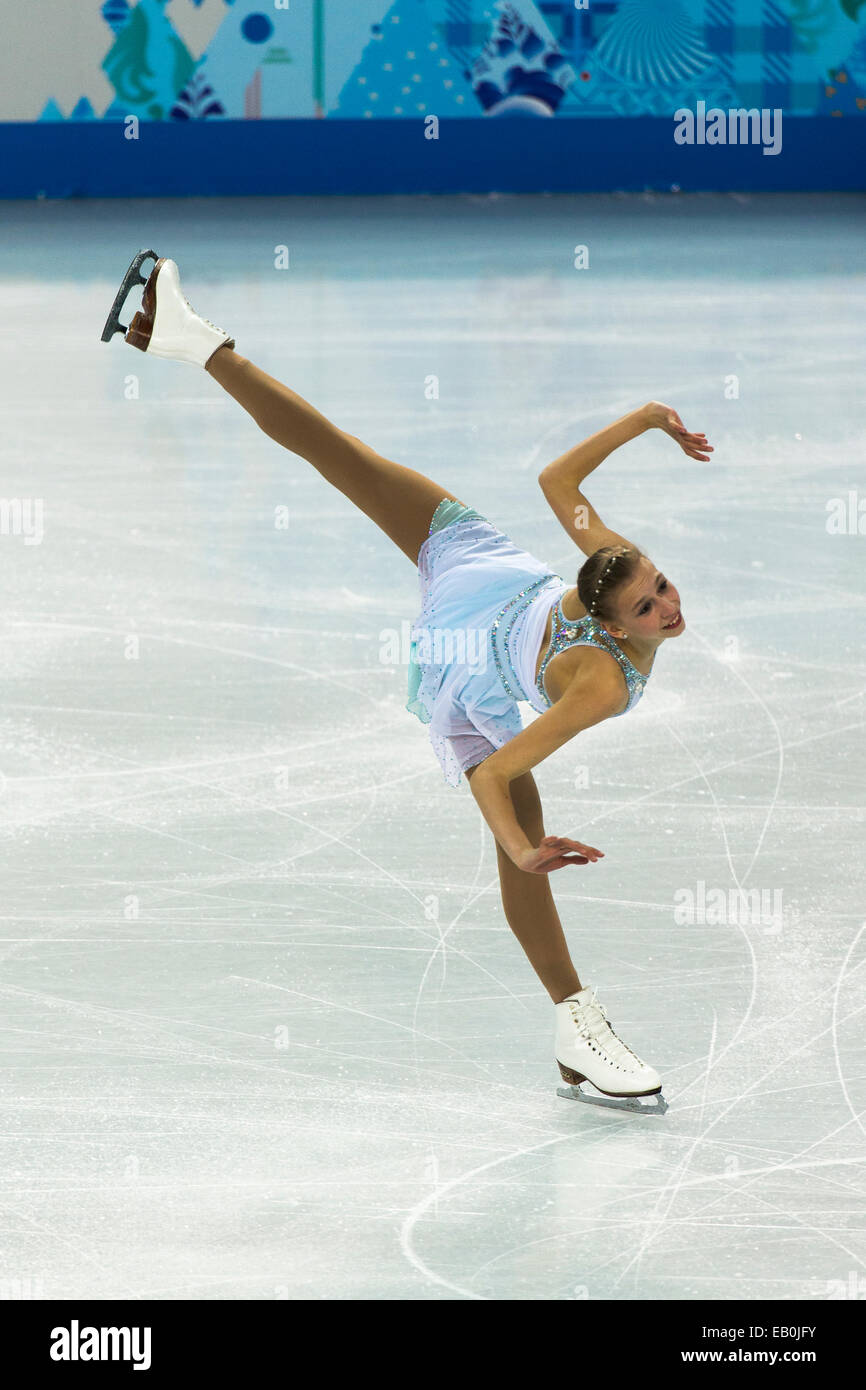 Polina Edmunds (USA) competing in the Figure Skating Free Skate at the