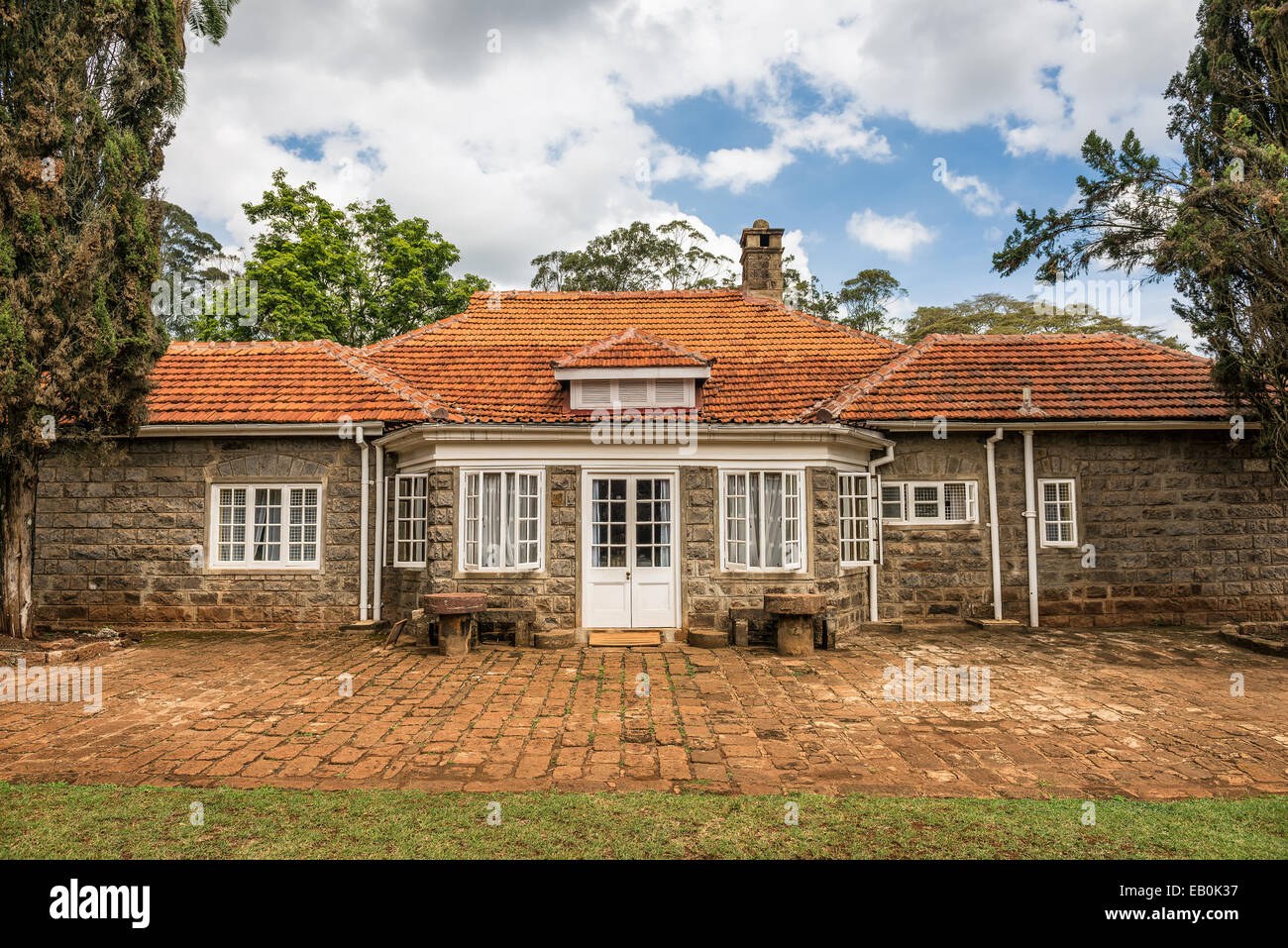 Museum of Karen Blixen. Blixen was a Danish author best known for Out of Africa, her account of living in Kenya. Stock Photo