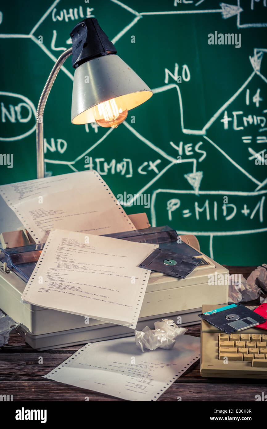 Learning programming languages at school Stock Photo - Alamy