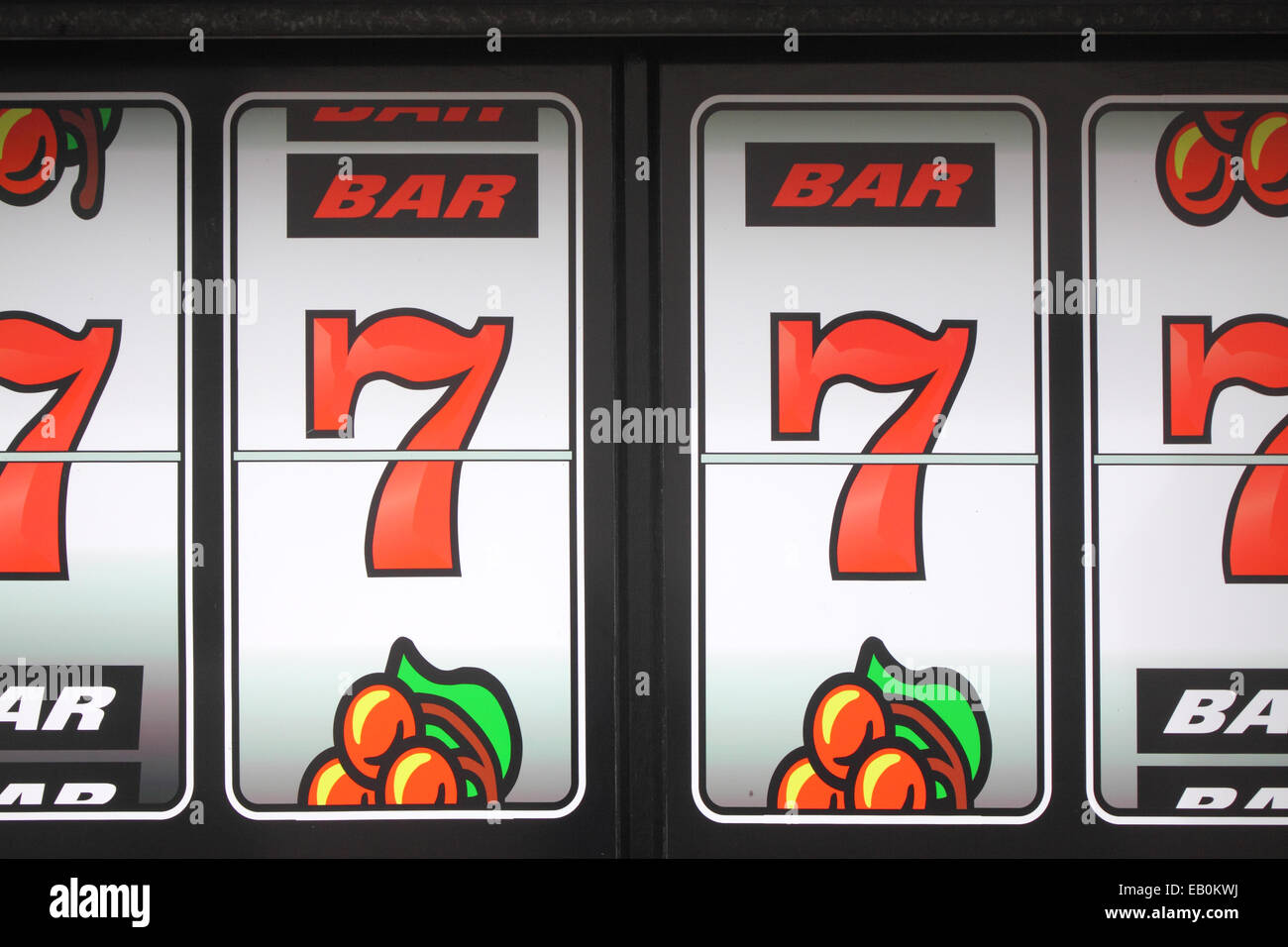 Lucky Seven Slot High Resolution Stock Photography And Images Alamy