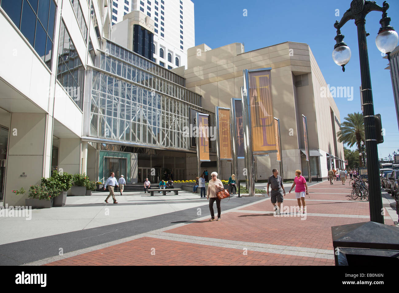 The shops at canal place new orleans hires stock photography and