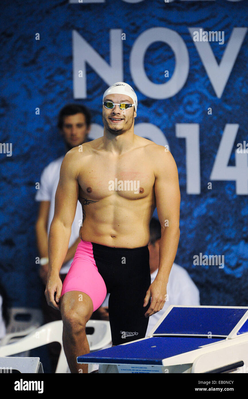 Florent Manaudou 50 M Brasse Hommes 22 11 2014 Championnats De France Petit Bassin Montpellier Photo Jean Paul Thomas Icon Sport Stock Photo Alamy