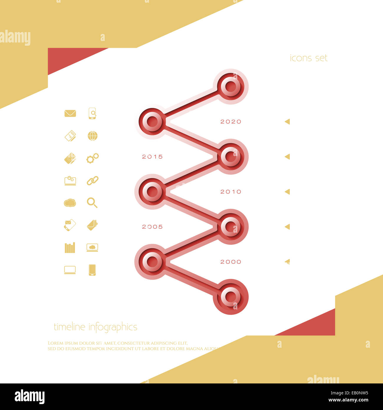 Evolution of the web timeline hi-res stock photography and images - Alamy