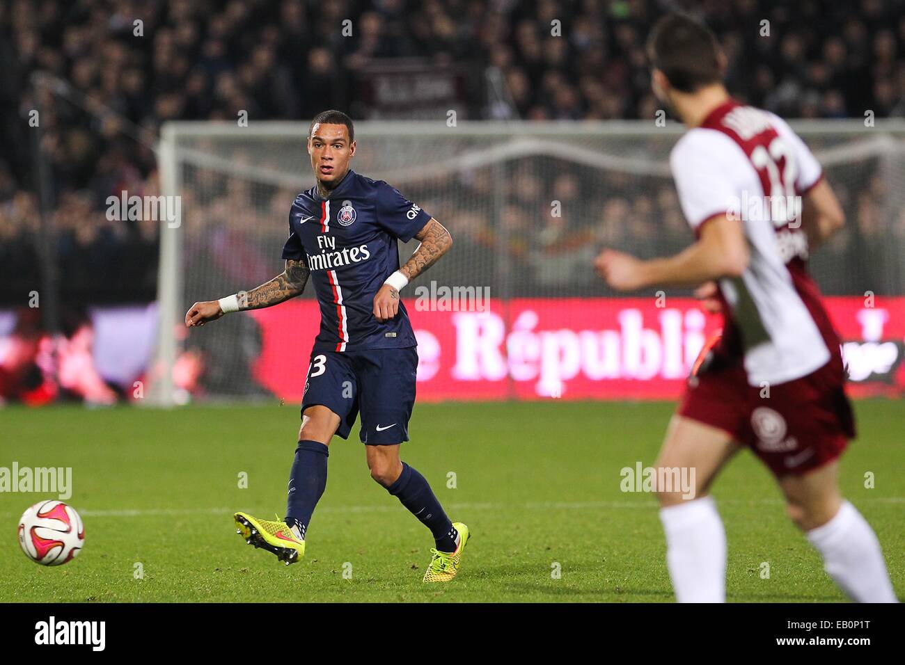 Goal Grégory VAN DER WIEL (77') / Paris Saint-Germain - FC Metz (3-1) -  (PSG - FCM) / 2014-15 