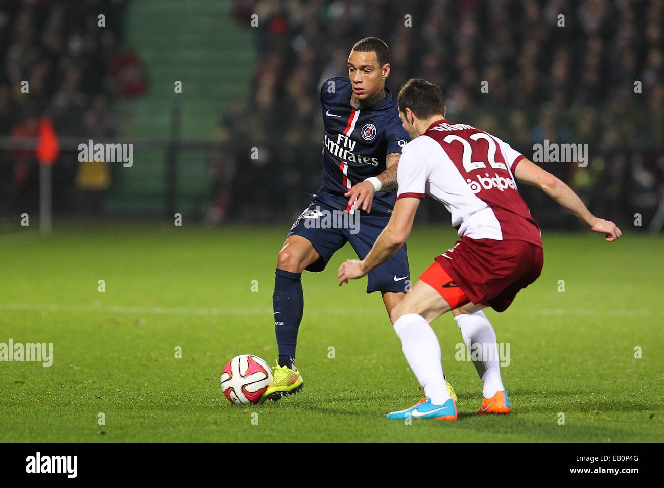 Gregory van der Wiel (PSG), MARCH 6, 2013 - Football / Soccer : UEFA  Champions League Round of 16, 2nd leg match between Paris Saint-Germain 1-1  Valencia CF at Parc des Princes