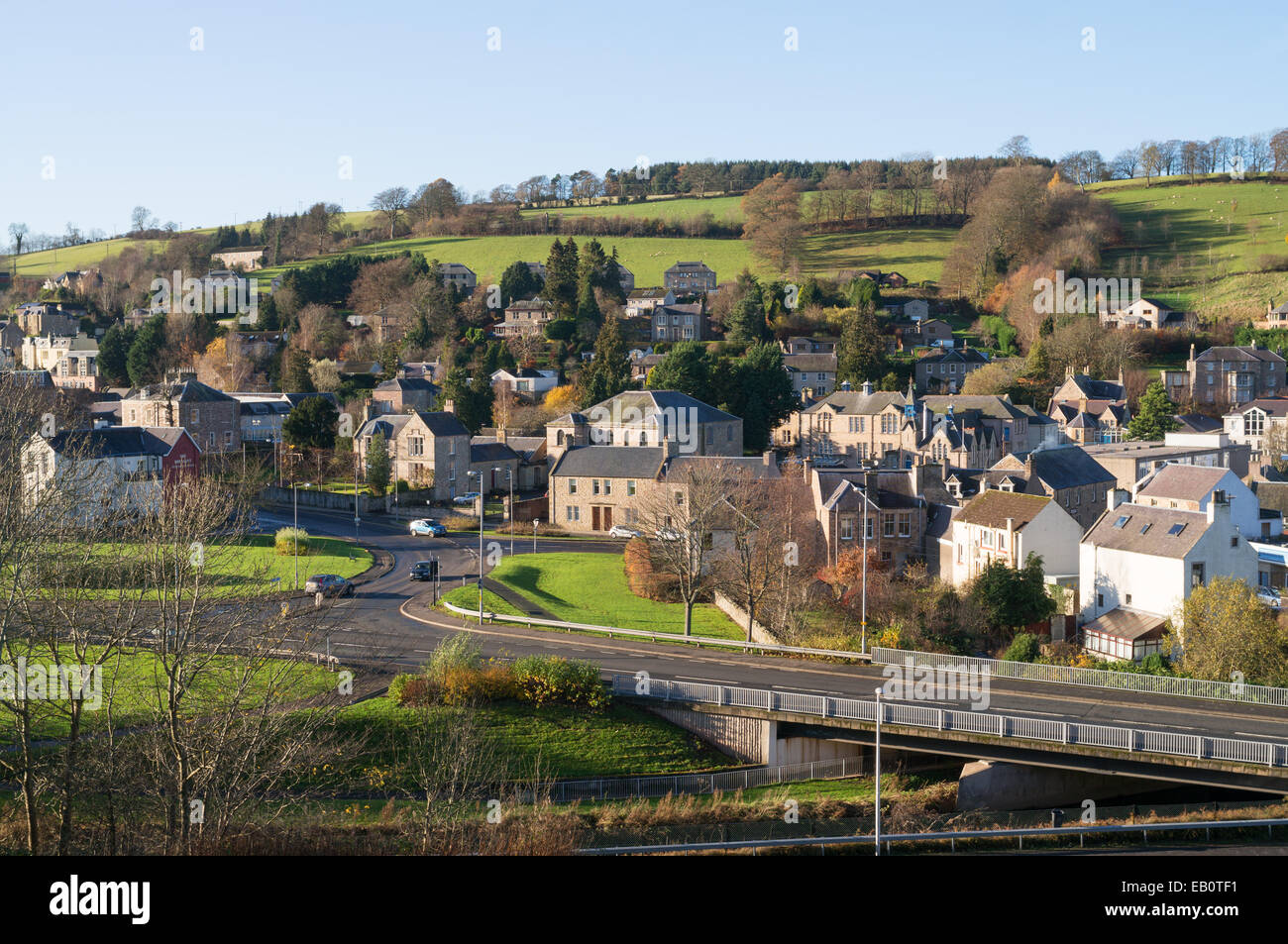 The town of Jedburgh, Scottish Borders, Scotland, UK Stock Photo