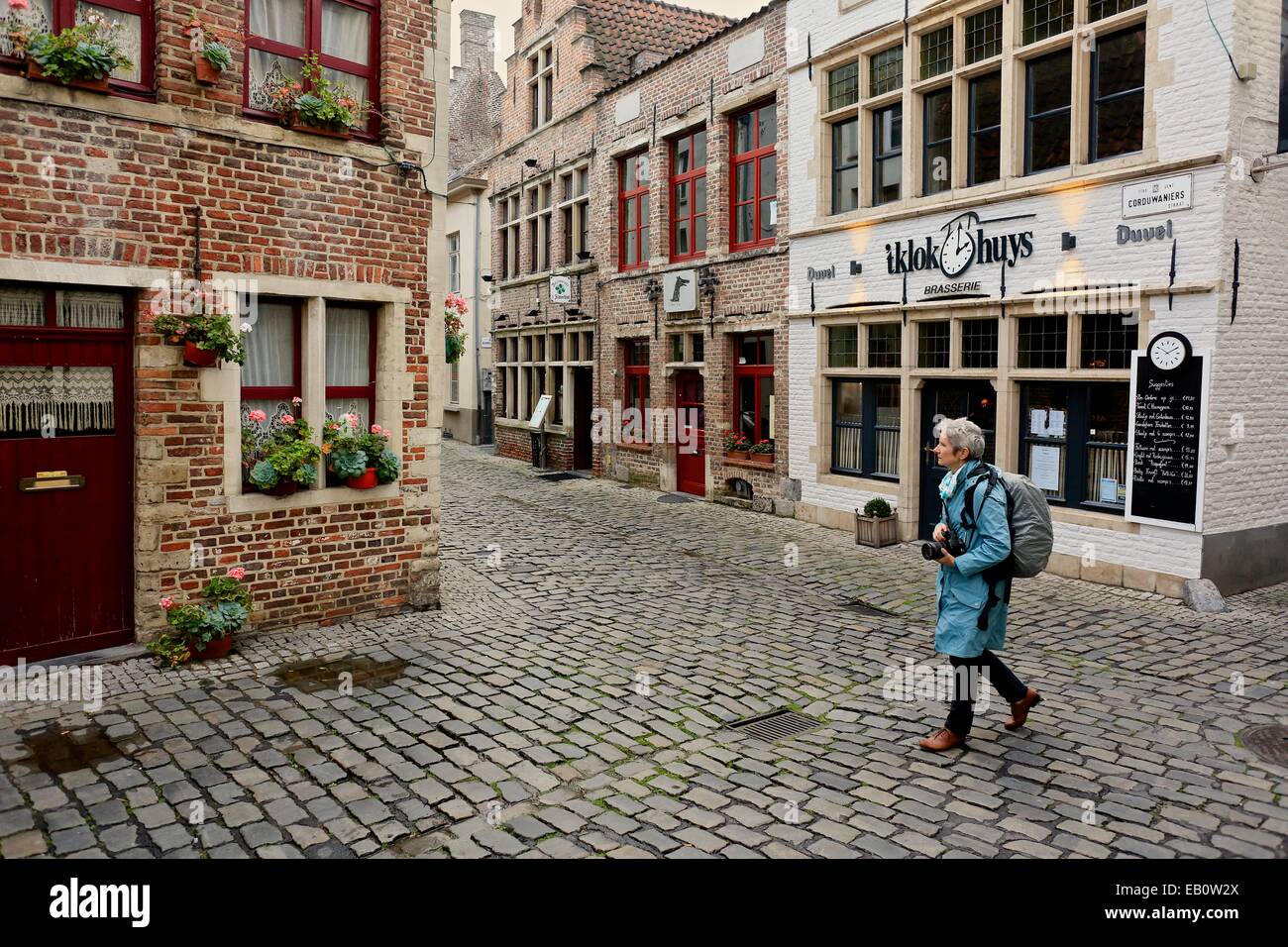 Patershol area of Ghent, Belgium Patershol Ghent Belgium Medieval  traditional history historical tourism tourist architectural Stock Photo -  Alamy