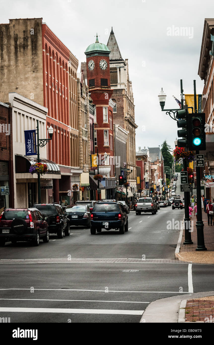 West Beverley Street, Staunton, Virginia Stock Photo Alamy