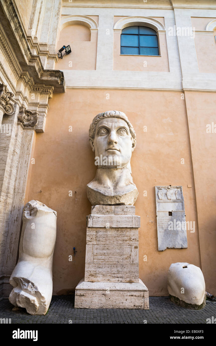 Colossal statue of Constantine head, Palazzo dei Conservatori