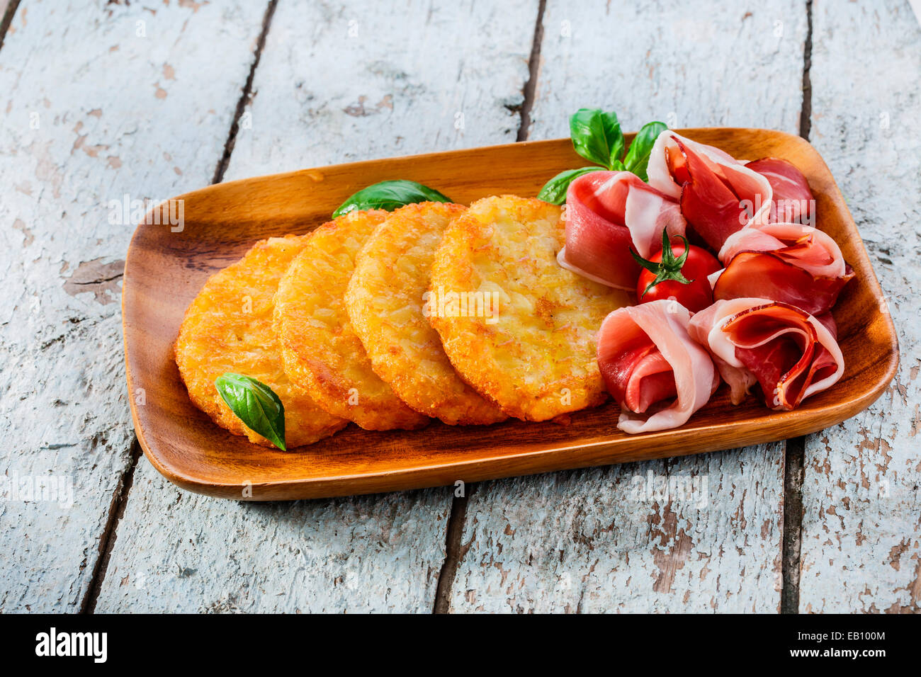 Italian pancetta bacon on wrapping paper Stock Photo - Alamy