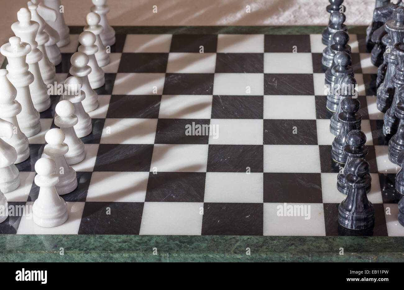 Grey/Beige Stone Chess Board