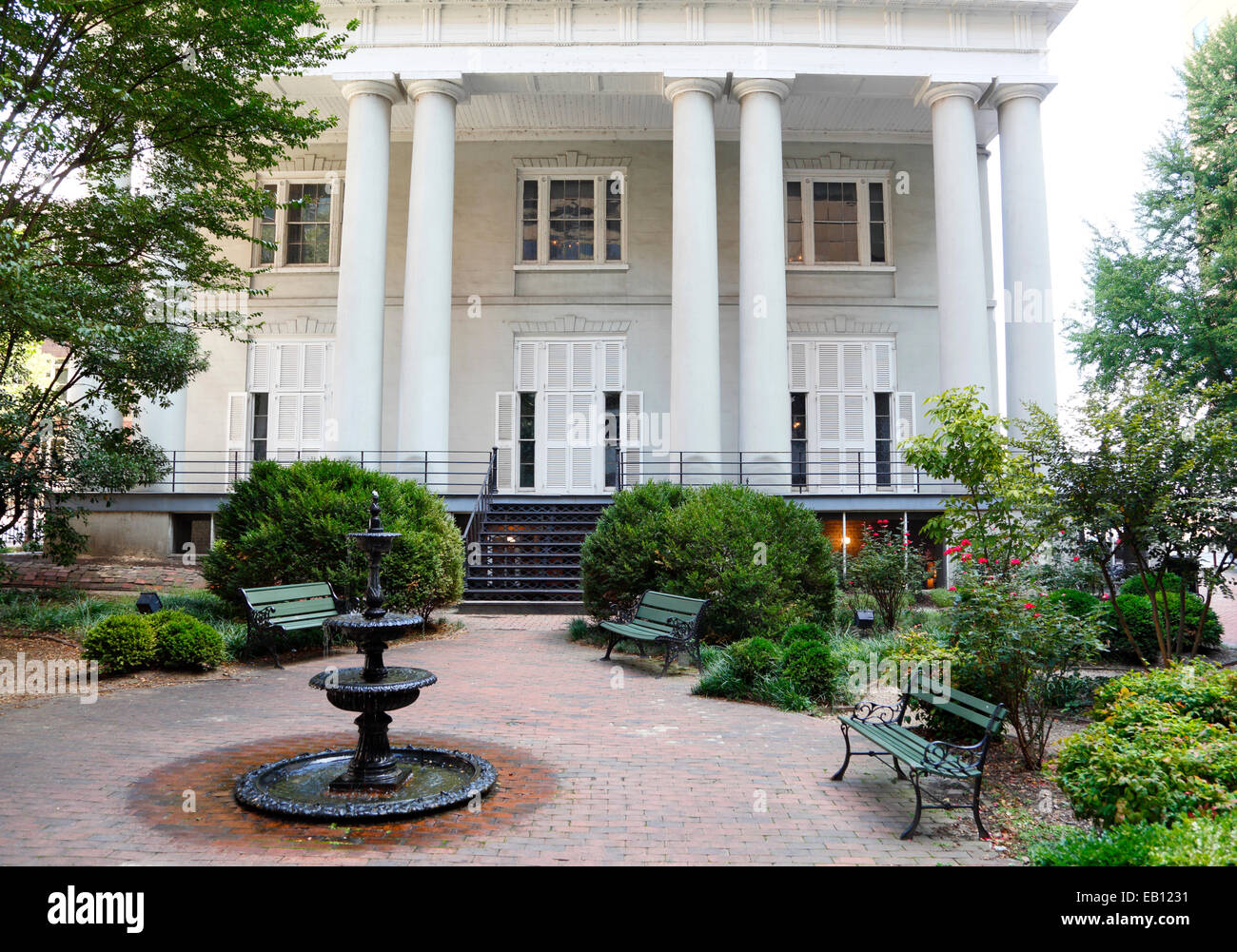 Richmond, Virginia. Confederate White House, now a museum Stock Photo