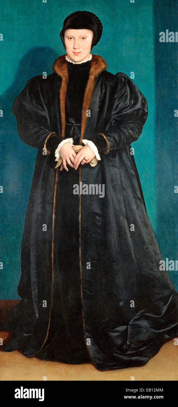 Portrait of Christina of Denmark, Duchess of Milan, c