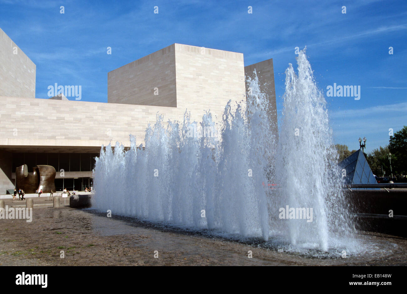 East Wing of the National Gallery of Art, Washington, D.C., USA. Stock Photo