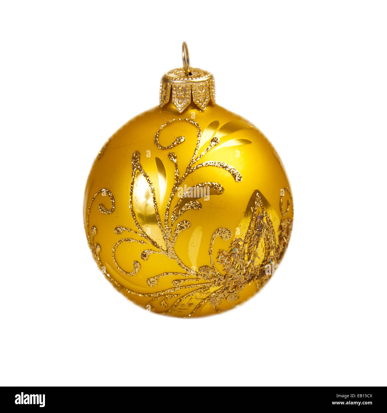 christmas ball isolated on the background Stock Photo