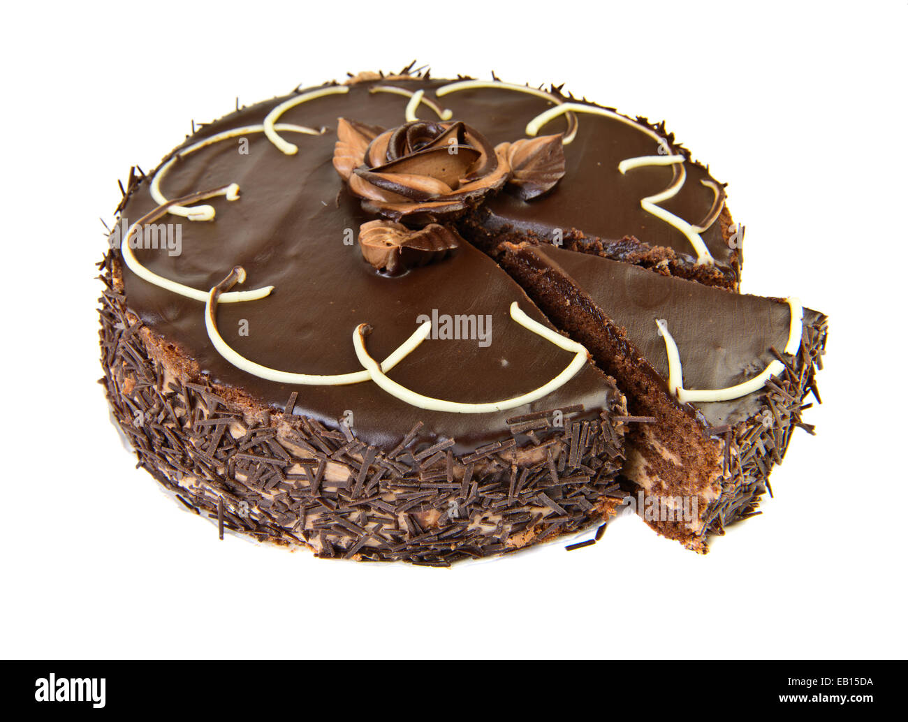 Whole rich chocolate cake hi-res stock photography and images - Alamy