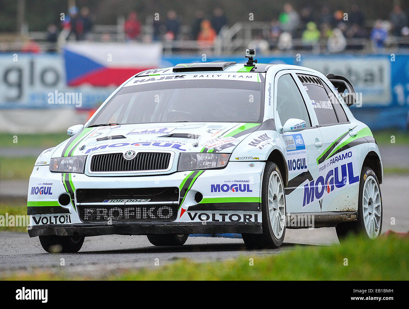 Racing driver Juha Kankkunen of Finland pictured during the exhibition car Race of champions in