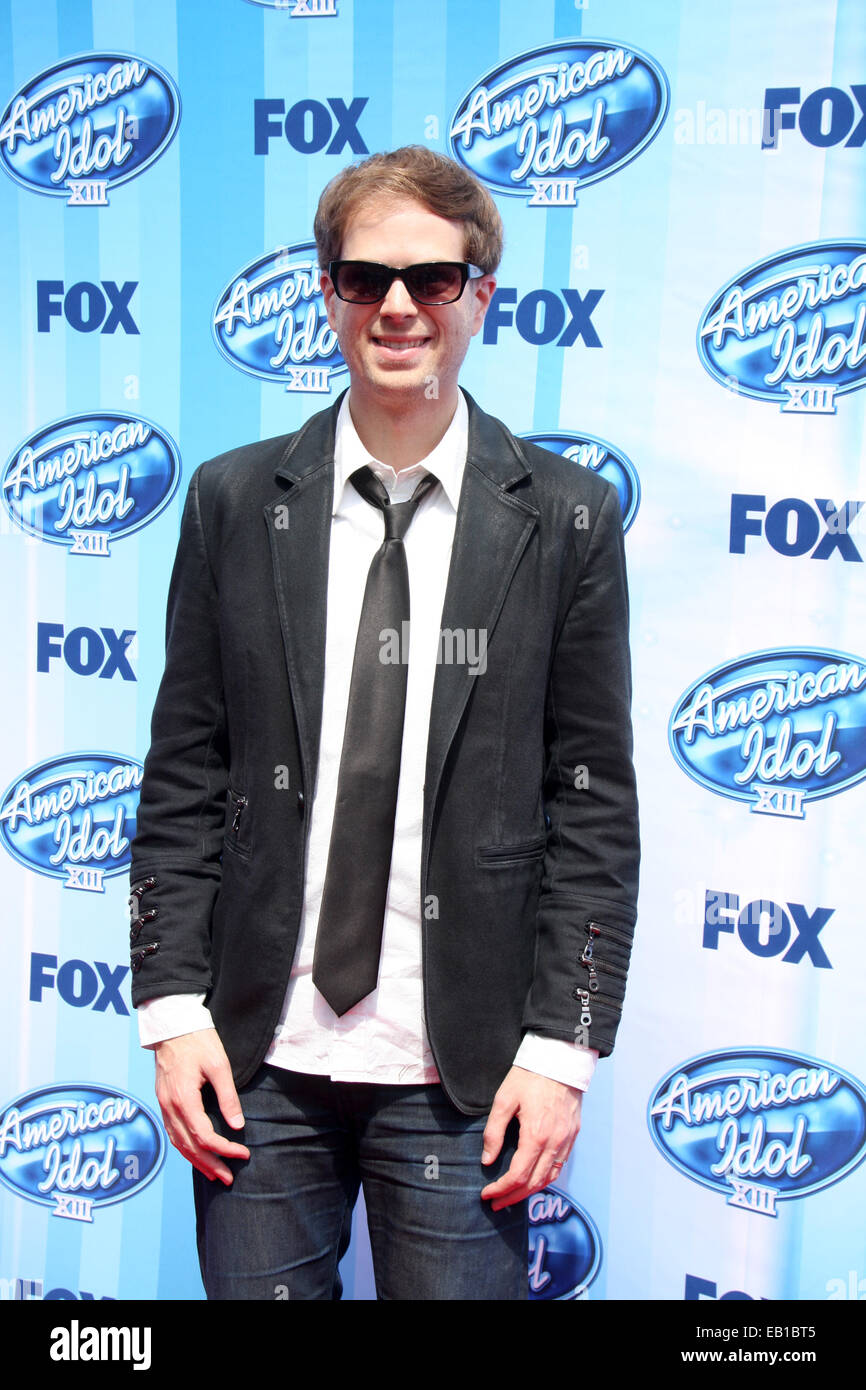 Scott Macintyre American Idol Season 13 Finale - Arrivals and Press Room Featuring ...