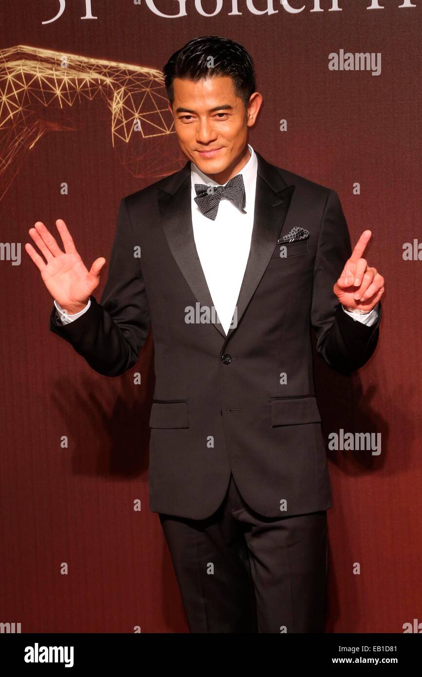 Aaron Kwok attends the 51th Golden Horse Awards in Taiwan, Taipei on ...