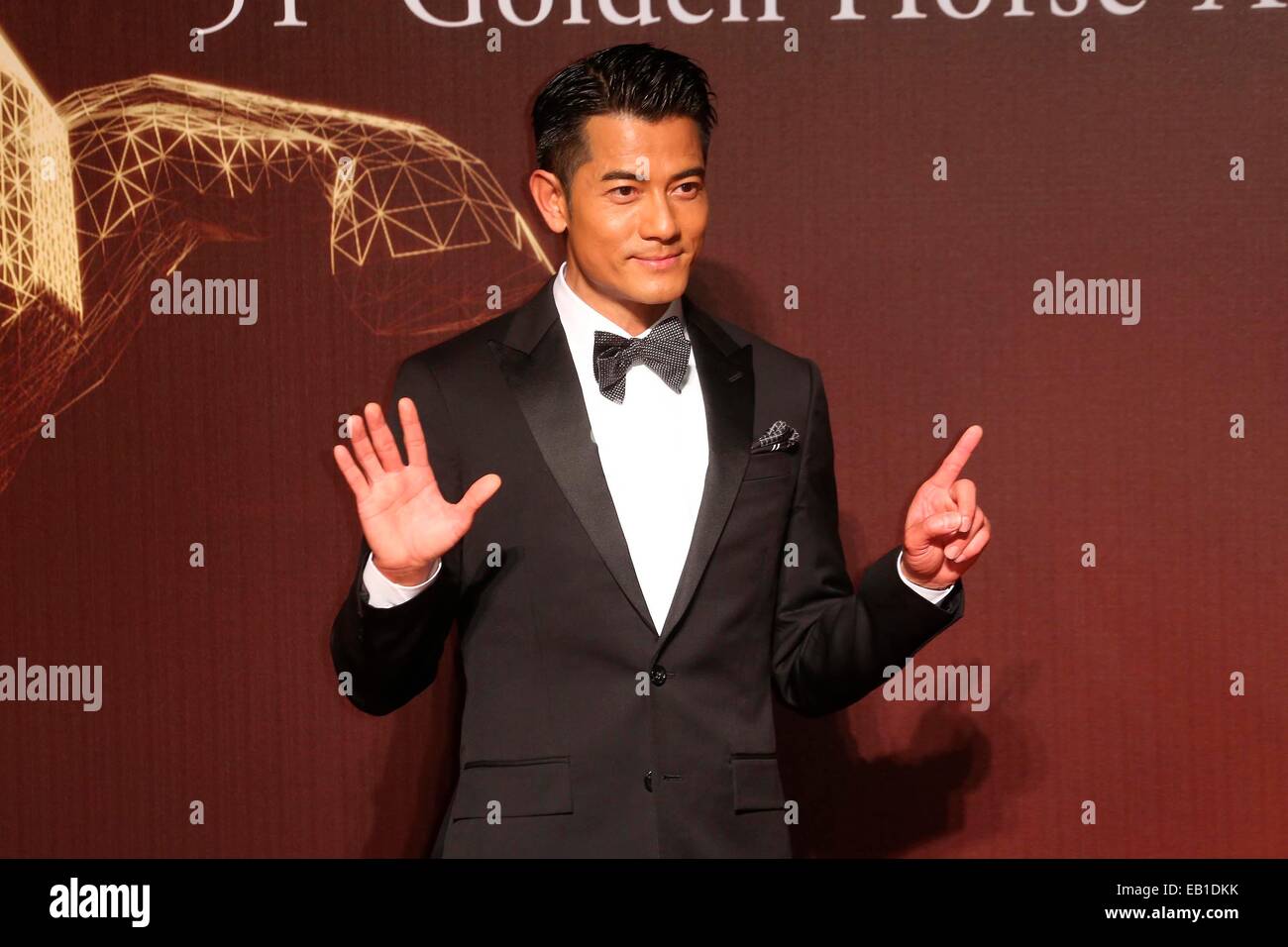 Aaron Kwok attends the 51th Golden Horse Awards in Taiwan, Taipei on ...