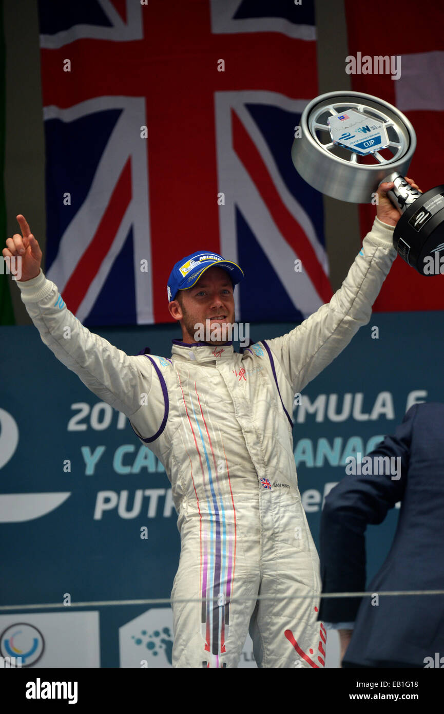 Virgin Racing Sam Bird Sam Bird, (GBR), Virgin Racing, Podium celebration - FIA Formula E in ...