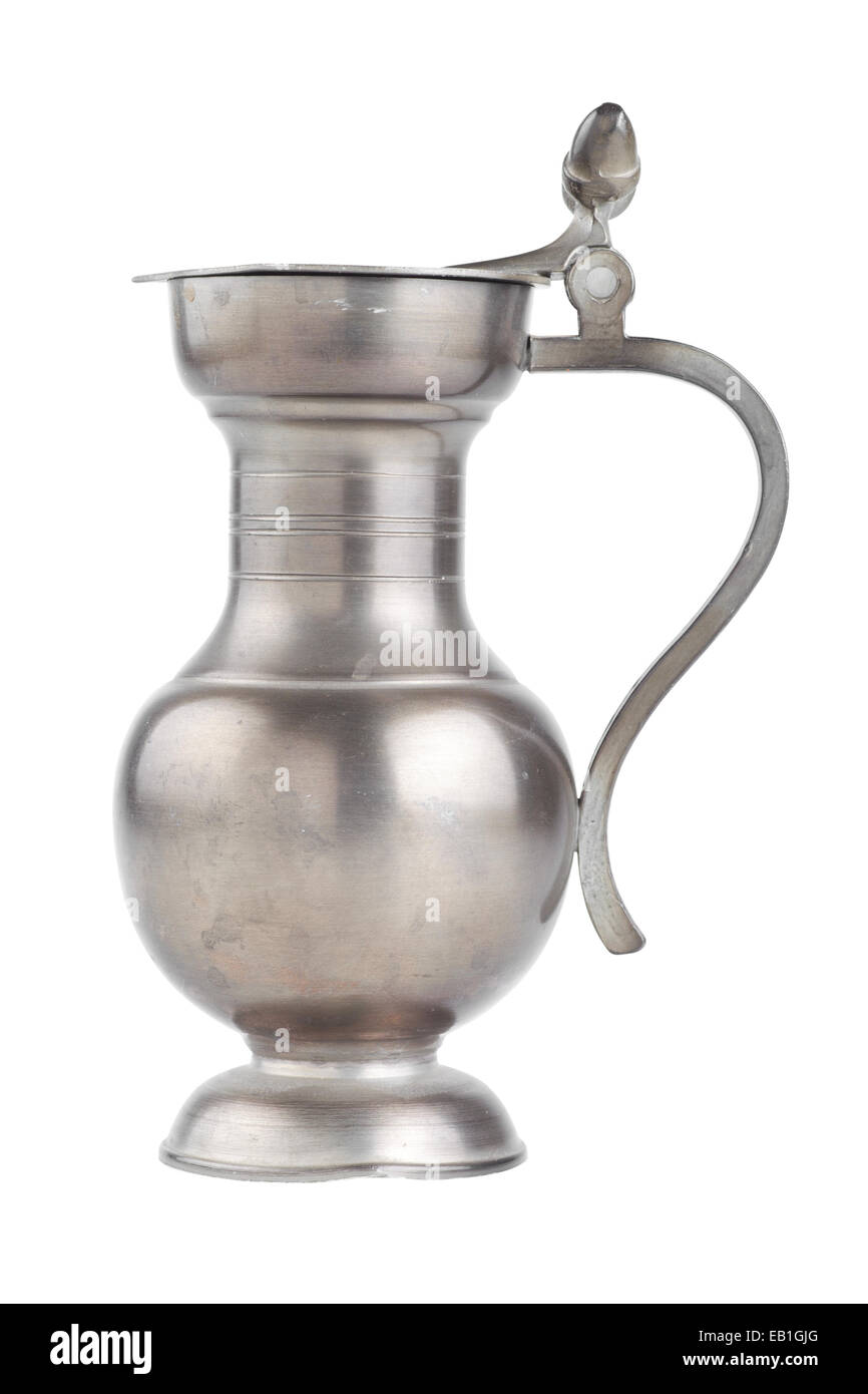 retro jug, isolated on white background Stock Photo