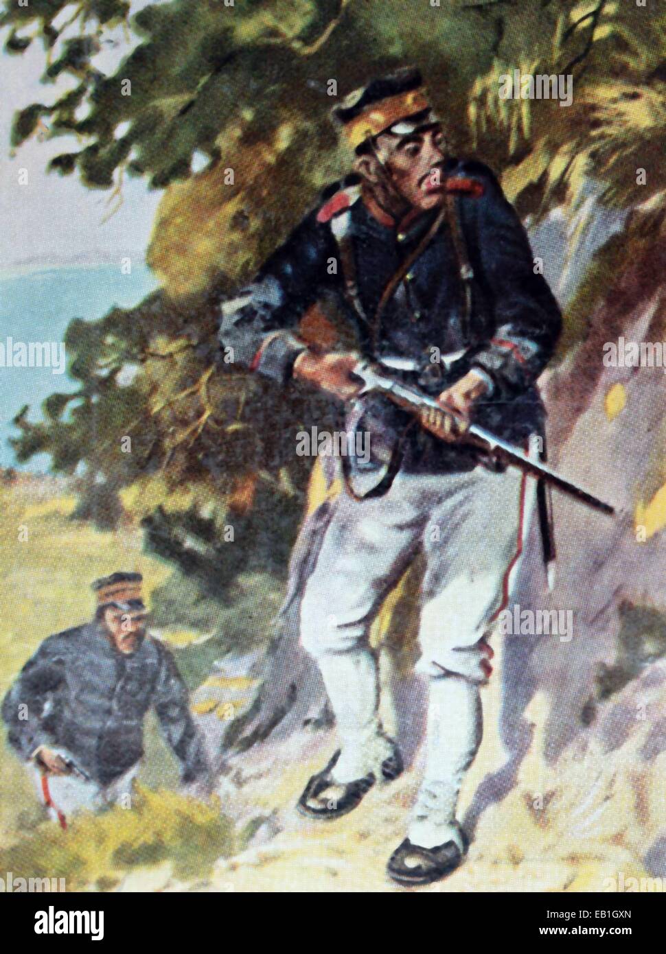World war one soldiers colorized hi-res stock photography World war one soldiers colorized hi-res stock photography