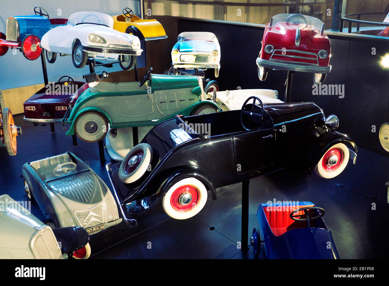 Cite De L'Automobile National Museum Collection Schlumpf. The Jammet Collection of Toy cars Stock Photo