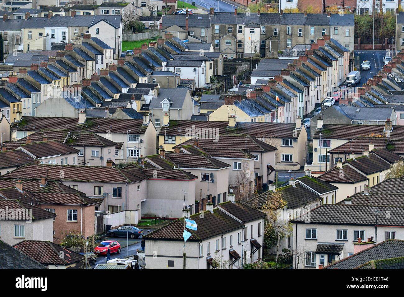 Social housing, Bogside, Derry, Londonderry, Northern Ireland. Photo