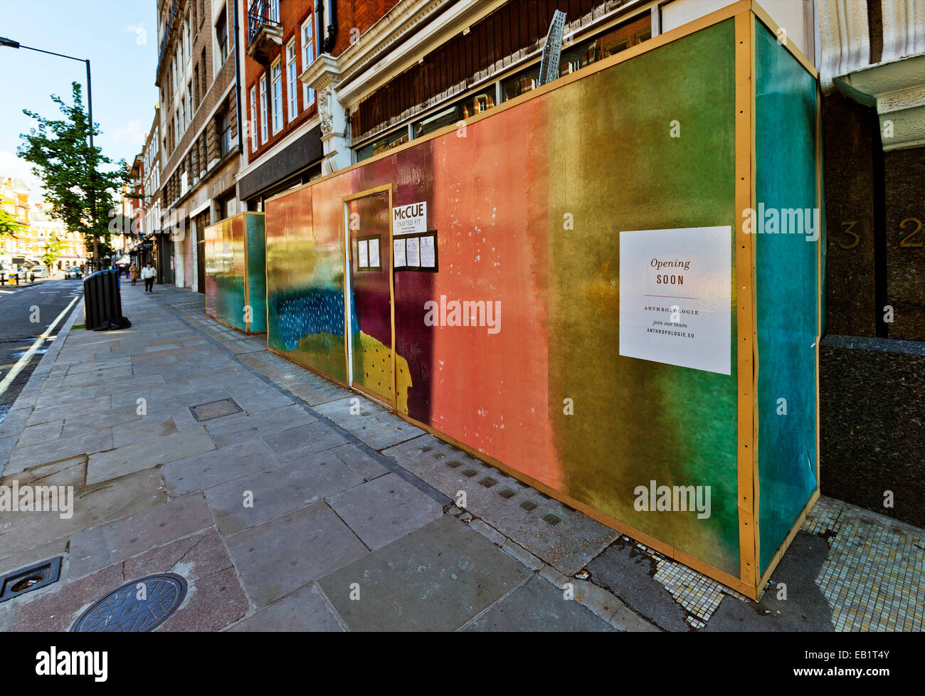 Changing face of Marylebone High Street, London, England, UK, Redevelopment Stock Photo
