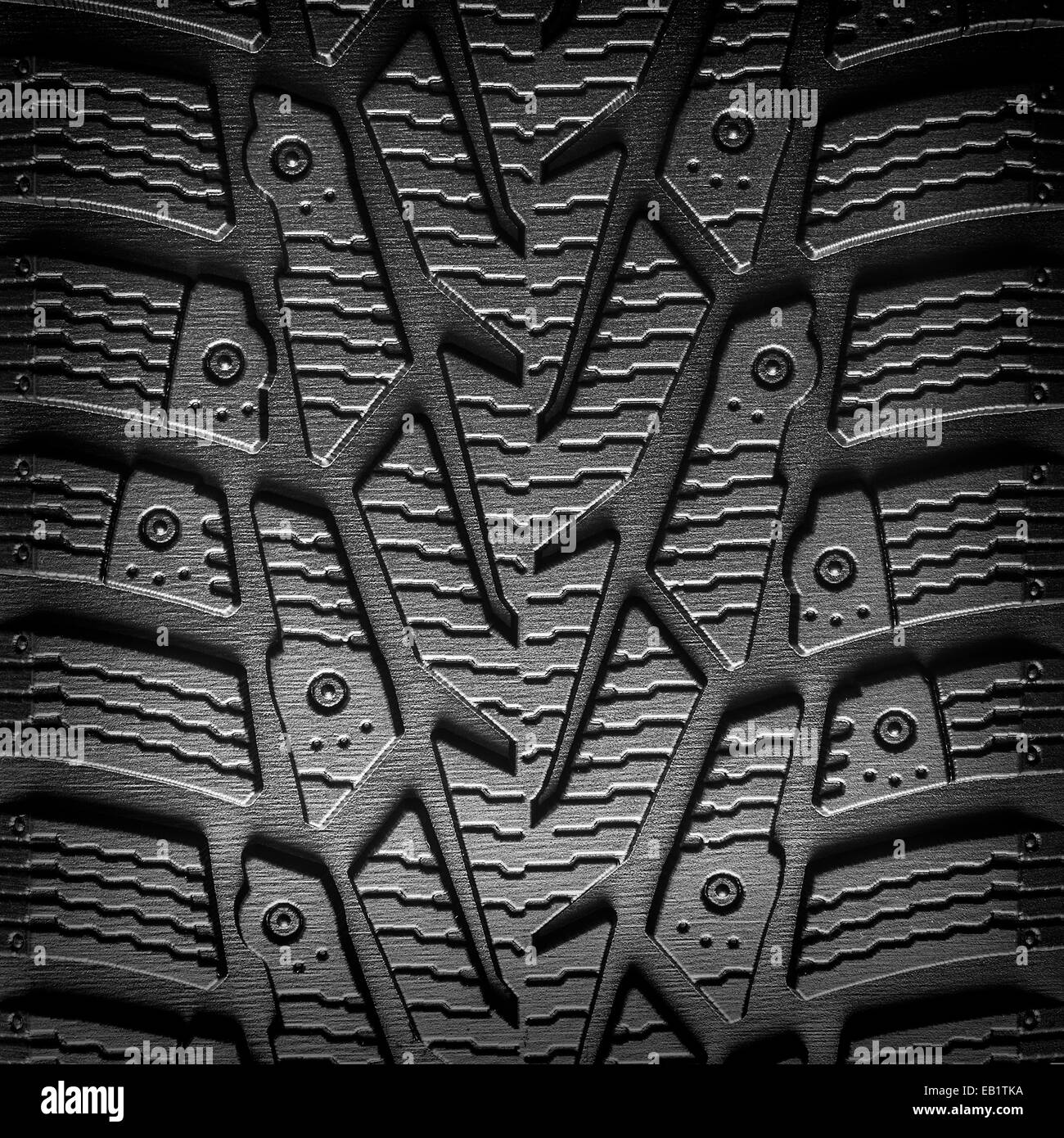 Car tire tread background closeup. Abstract concept image. Stock Photo