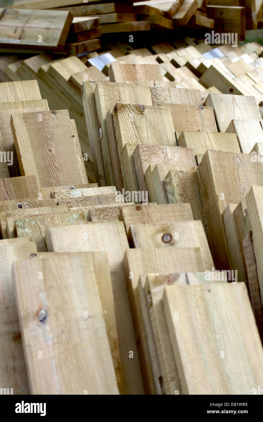 Lumber or timber stacked ready for use Stock Photo - Alamy