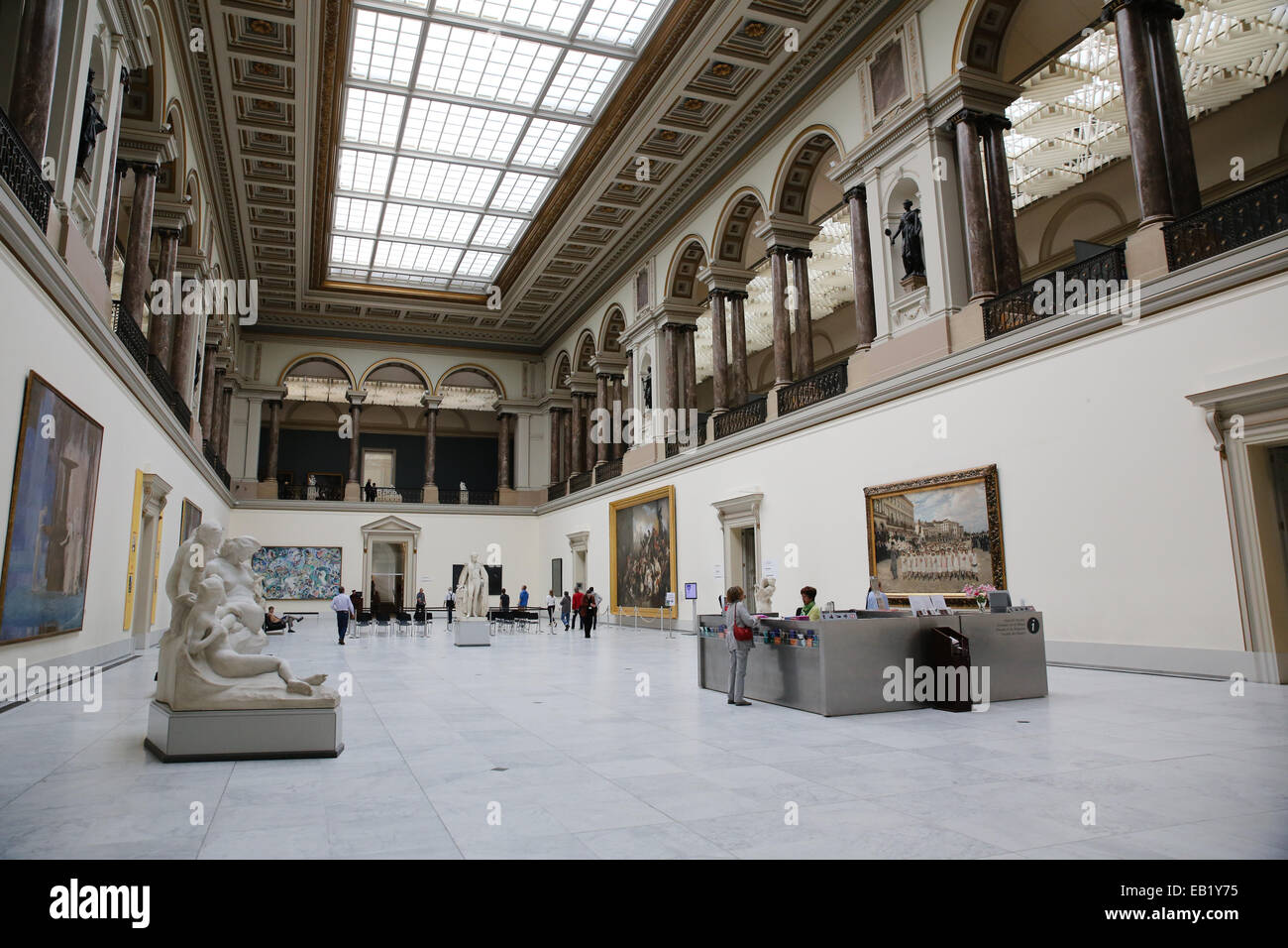 brussels 'museum of fine arts' Musées royaux des Beaux-Arts de Belgique Stock Photo