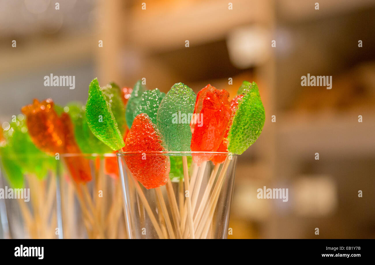 Colorful sweets lollipops. Stock Photo