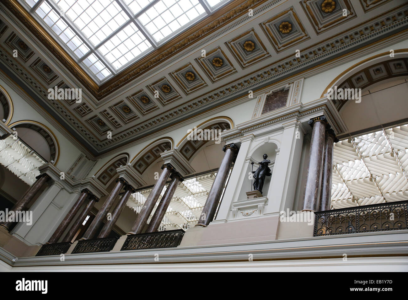 inside fine arts museum belgium brussels Stock Photo