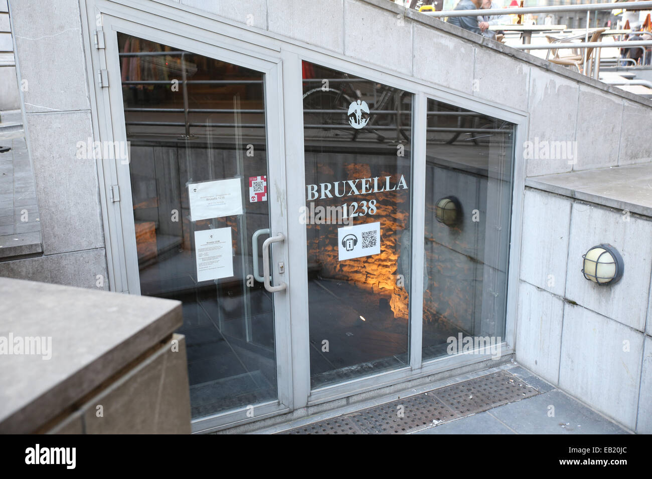 bruxella 1238 underground entrance Stock Photo Alamy
