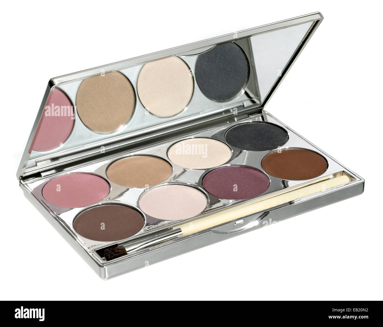 eyeshadow compact kit Stock Photo