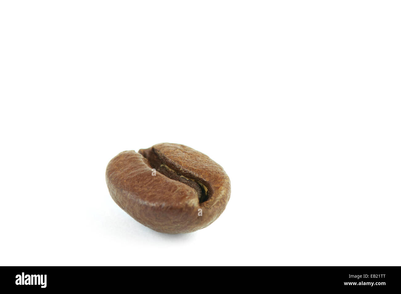 Coffee bean close up isolated over white background Stock Photo Alamy