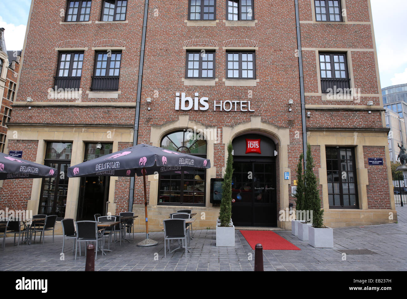 ibis hotel europe belgium brussels Stock Photo